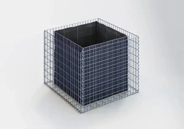 Hochbeet eckig 100 cm x 80 cm x 100 cm (L x H x T), Maschenweite 5 x 10 cm, Wandstärke 10 cm