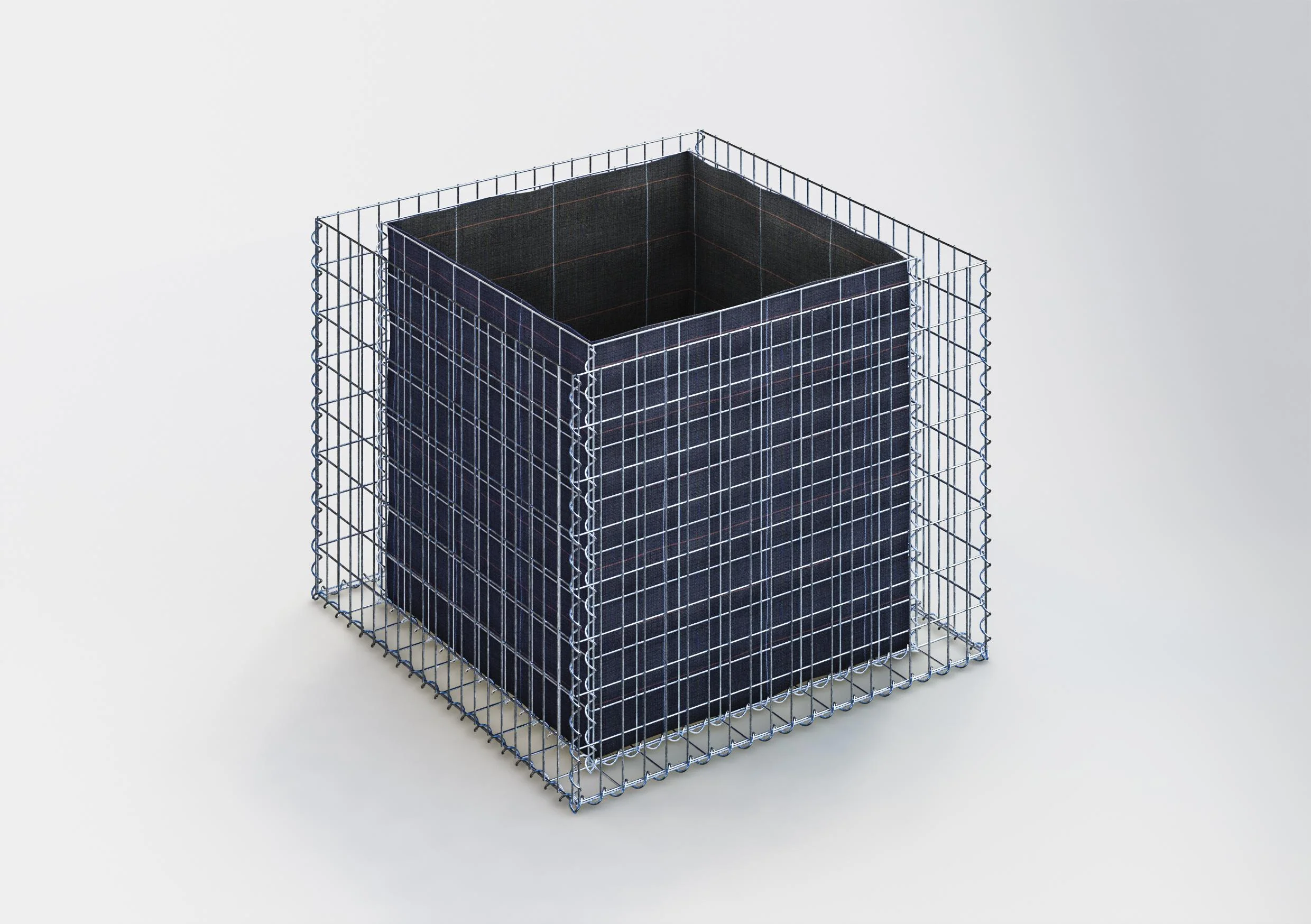 Hochbeet eckig 100 cm x 80 cm x 100 cm (L x H x T), Maschenweite 5 x 10 cm, Wandstärke 10 cm