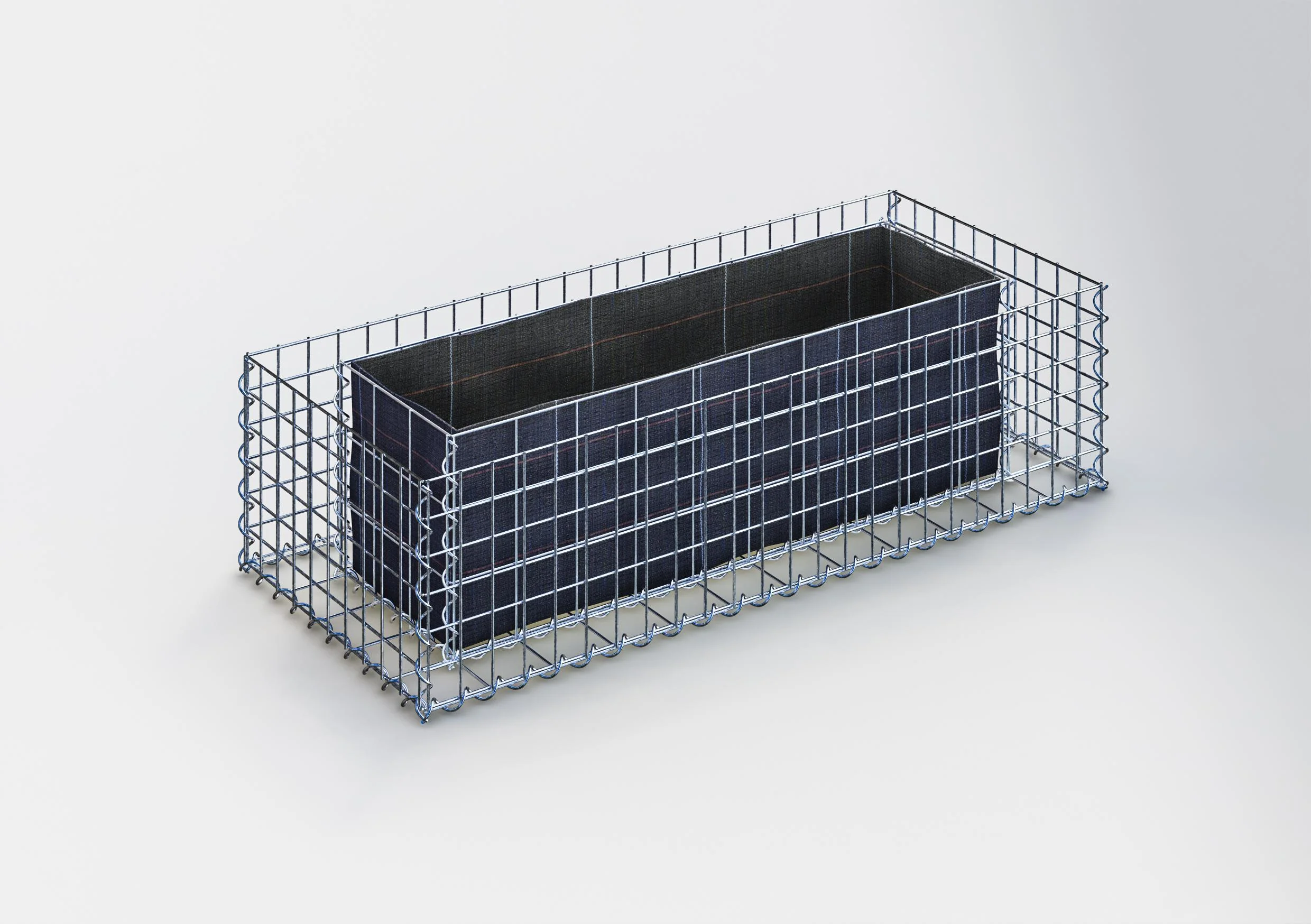 Hochbeet eckig 120 cm x 30 cm x 50 cm (L x H x T), Maschenweite 5 x 5 cm, Wandstärke 10 cm
