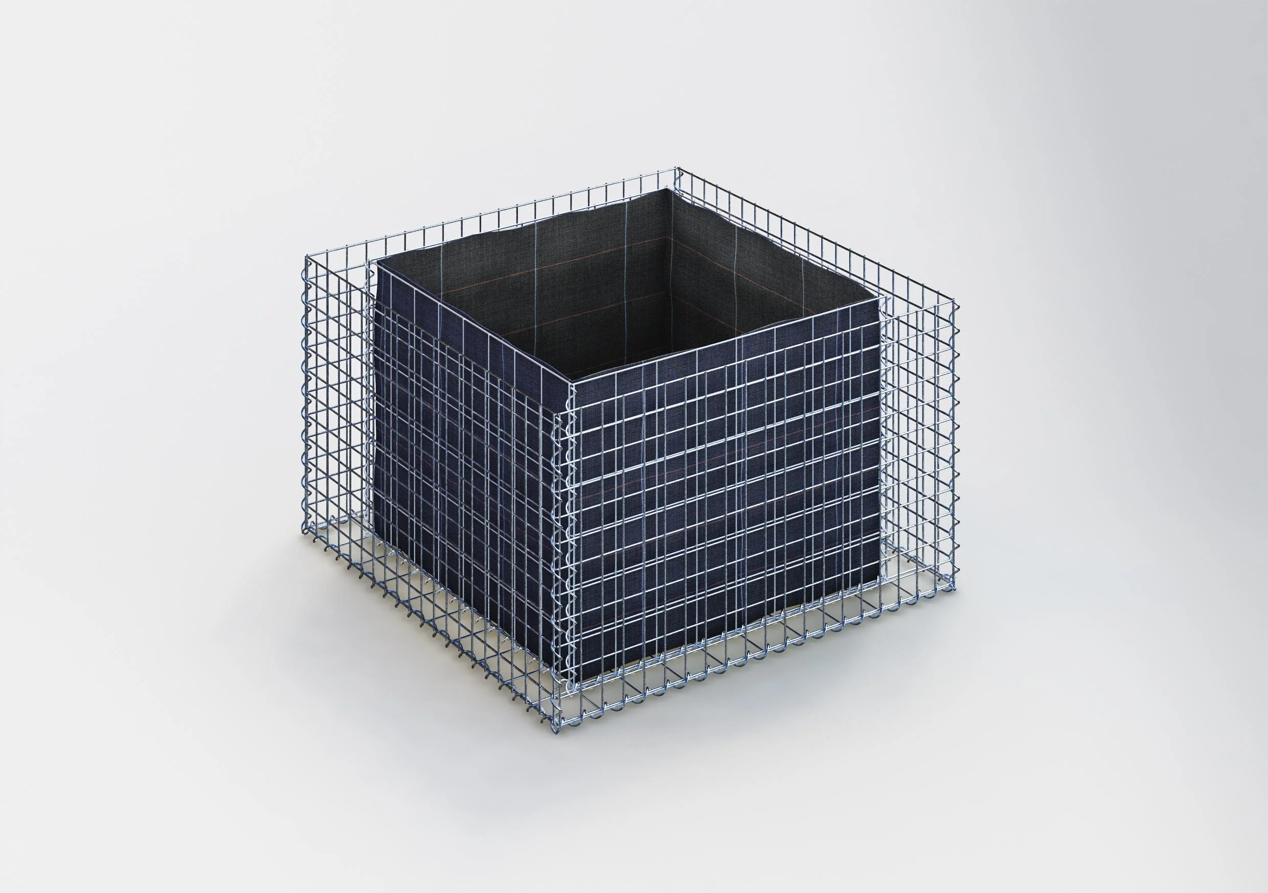 Hochbeet eckig 100 cm x 60 cm x 100 cm (L x H x T), Maschenweite 5 x 5 cm, Wandstärke 10 cm