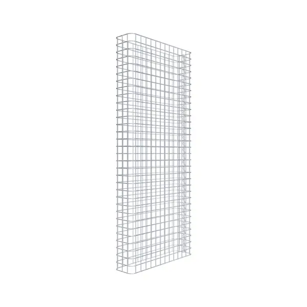 Gabionenzaun Länge 67 cm, Höhe 160 cm, Tiefe 17 cm, Maschenweite 5 x 5 cm