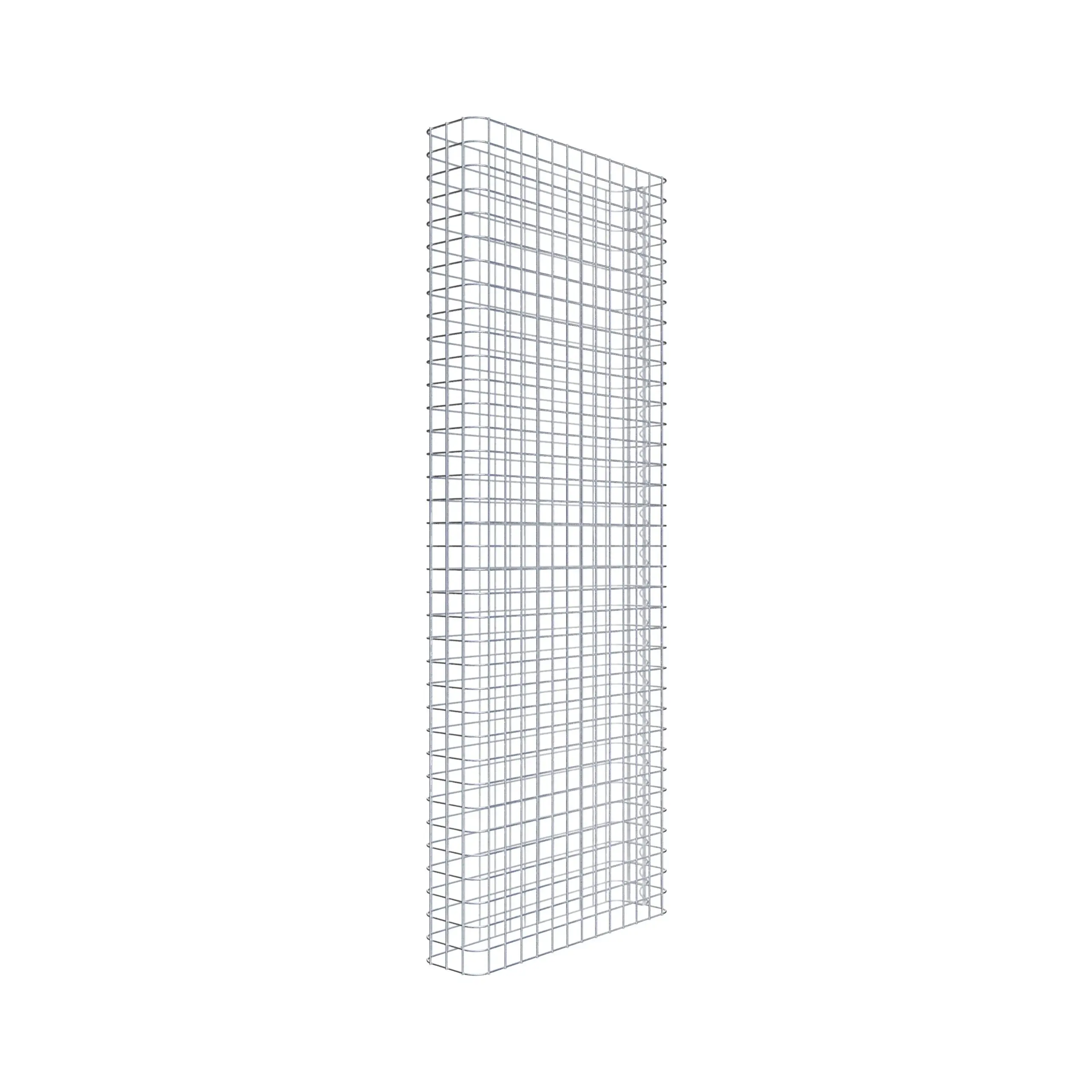 Gabionenzaun Länge 67 cm, Höhe 180 cm, Tiefe 17 cm, Maschenweite 5 x 5 cm