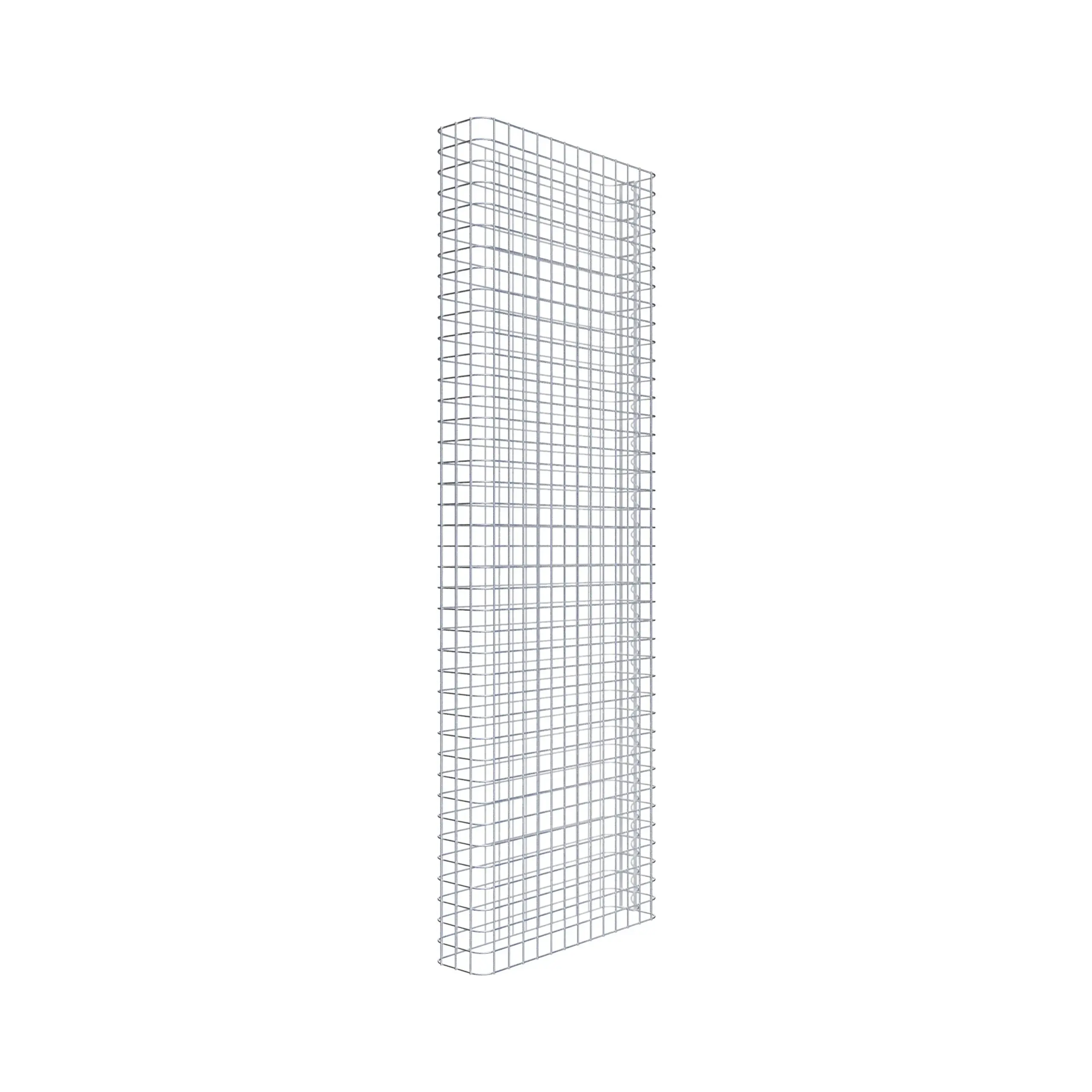 Gabionenzaun Länge 67 cm, Höhe 200 cm, Tiefe 17 cm, Maschenweite 5 x 5 cm