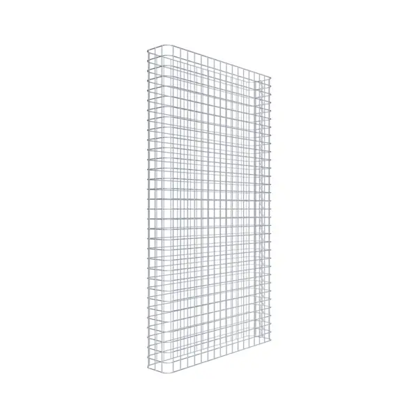 Gabionenzaun Länge 87 cm, Höhe 160 cm, Tiefe 17 cm, Maschenweite 5 x 5 cm