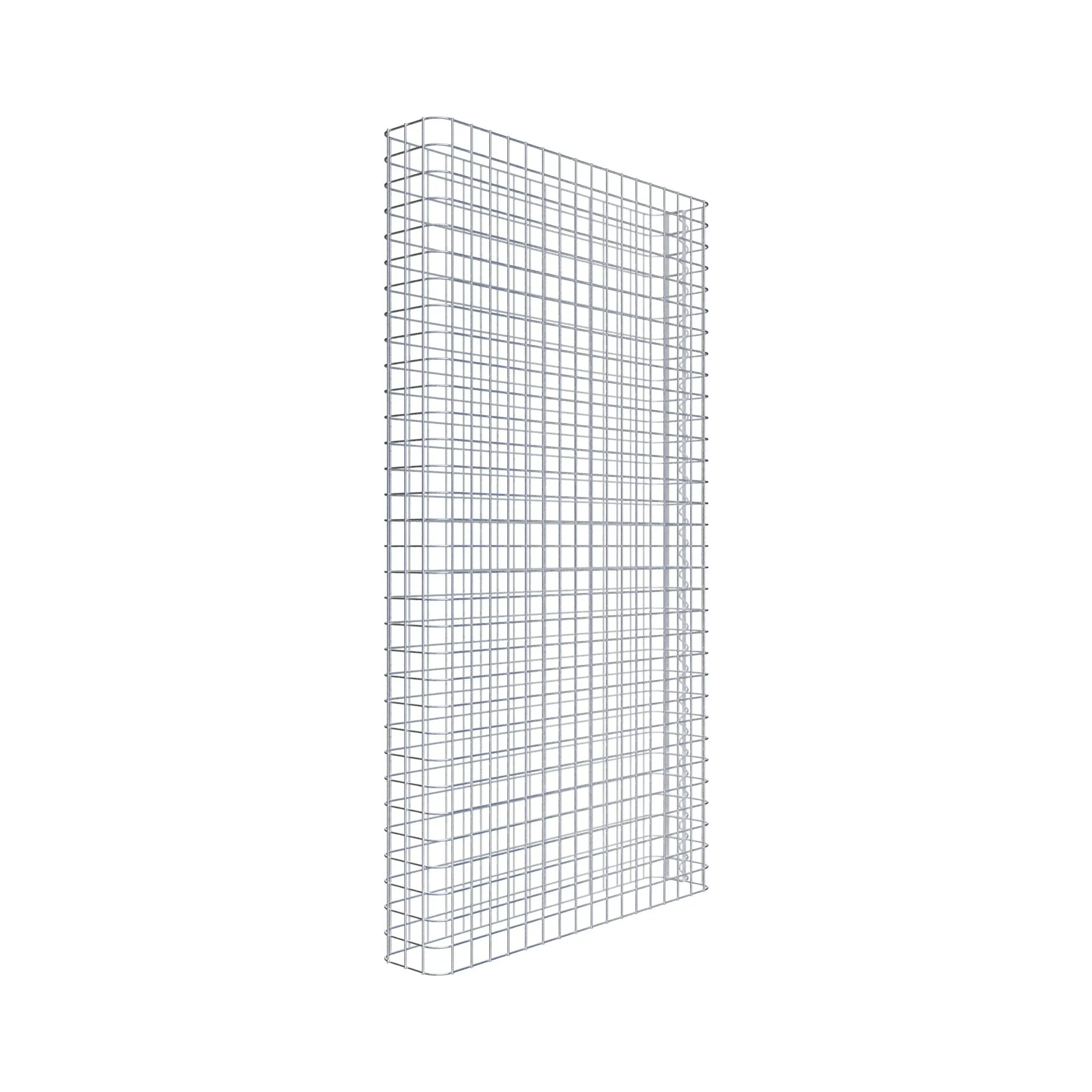 Gabionenzaun Länge 87 cm, Höhe 160 cm, Tiefe 17 cm, Maschenweite 5 x 5 cm