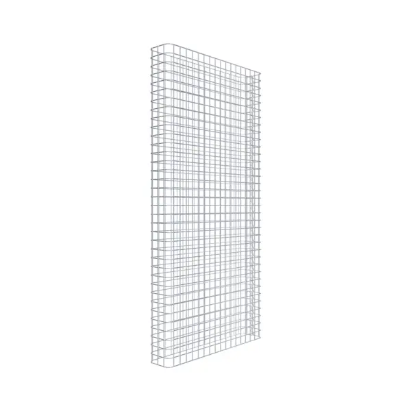 Gabionenzaun Länge 87 cm, Höhe 180 cm, Tiefe 17 cm, Maschenweite 5 x 5 cm
