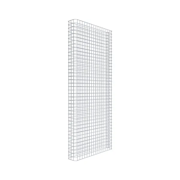 Gabionenzaun Länge 87 cm, Höhe 200 cm, Tiefe 17 cm, Maschenweite 5 x 5 cm
