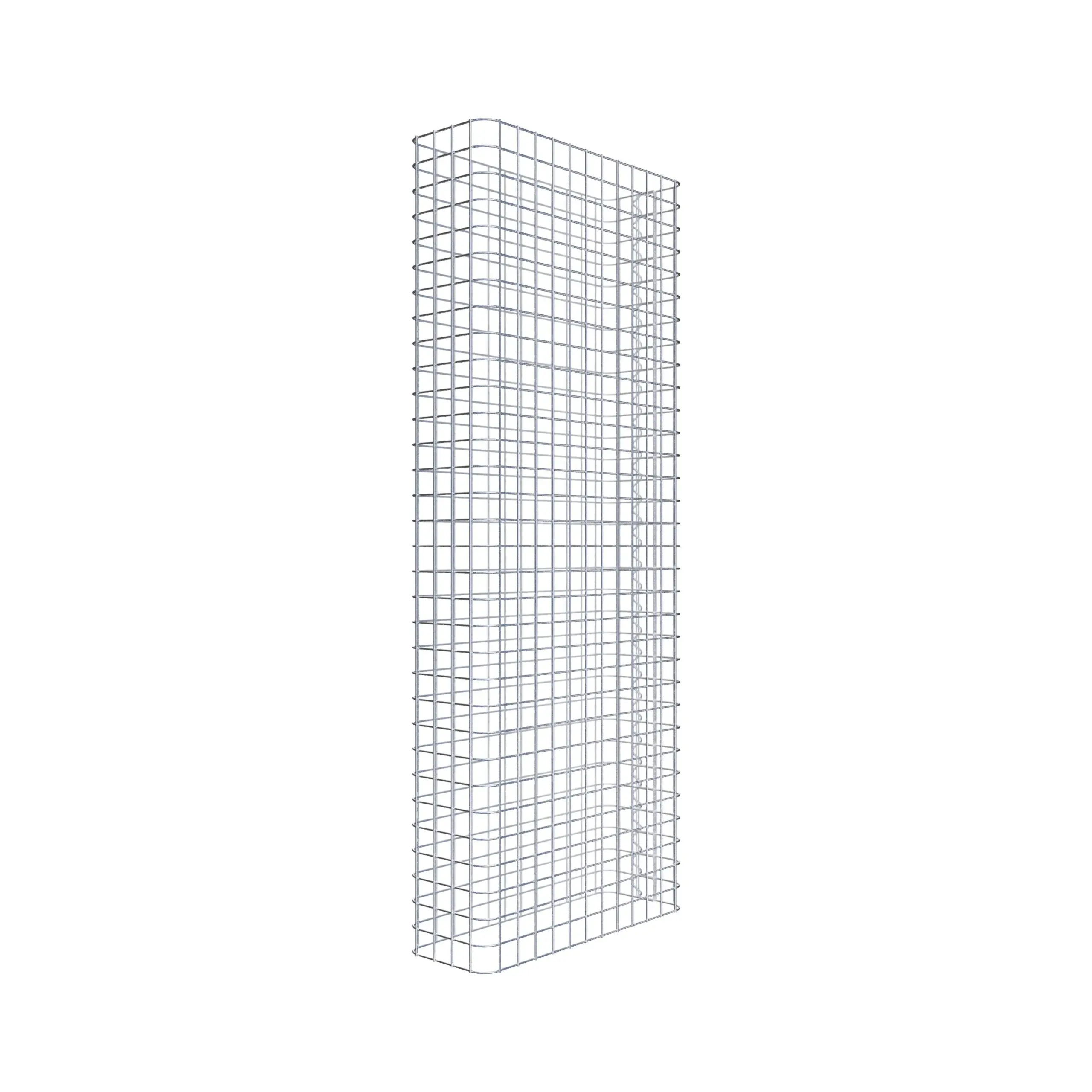 Gabionenzaun Länge 62 cm, Höhe 160 cm, Tiefe 22 cm, Maschenweite 5 x 5 cm