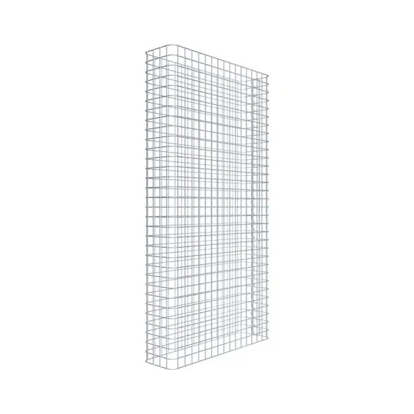Gabionenzaun Länge 82 cm, Höhe 160 cm, Tiefe 22 cm, Maschenweite 5 x 5 cm