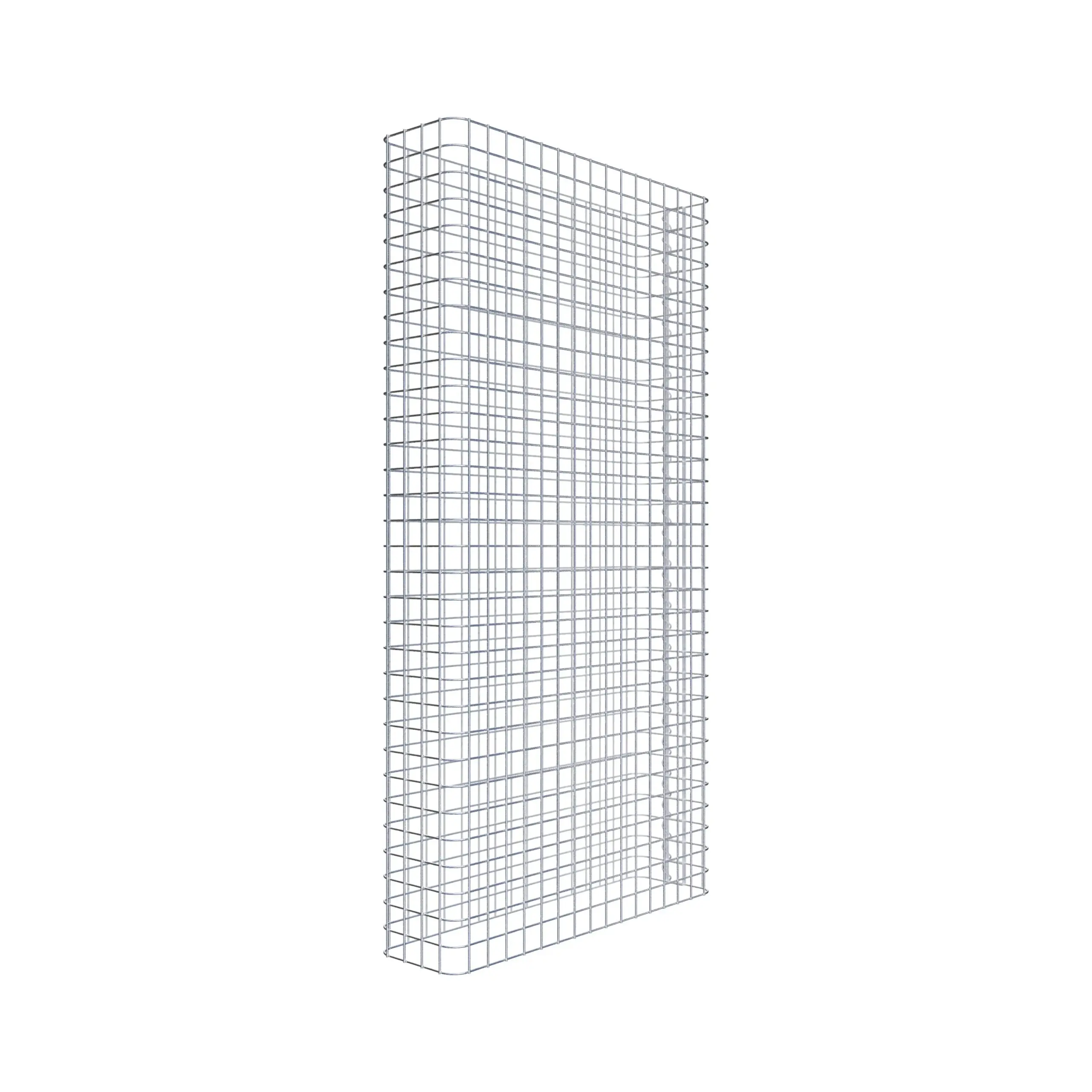 Gabionenzaun Länge 82 cm, Höhe 160 cm, Tiefe 22 cm, Maschenweite 5 x 5 cm