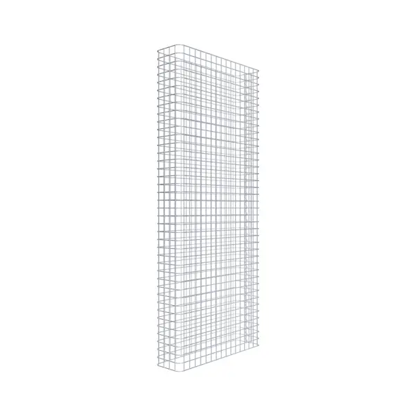 Gabionenzaun Länge 82 cm, Höhe 200 cm, Tiefe 22 cm, Maschenweite 5 x 5 cm