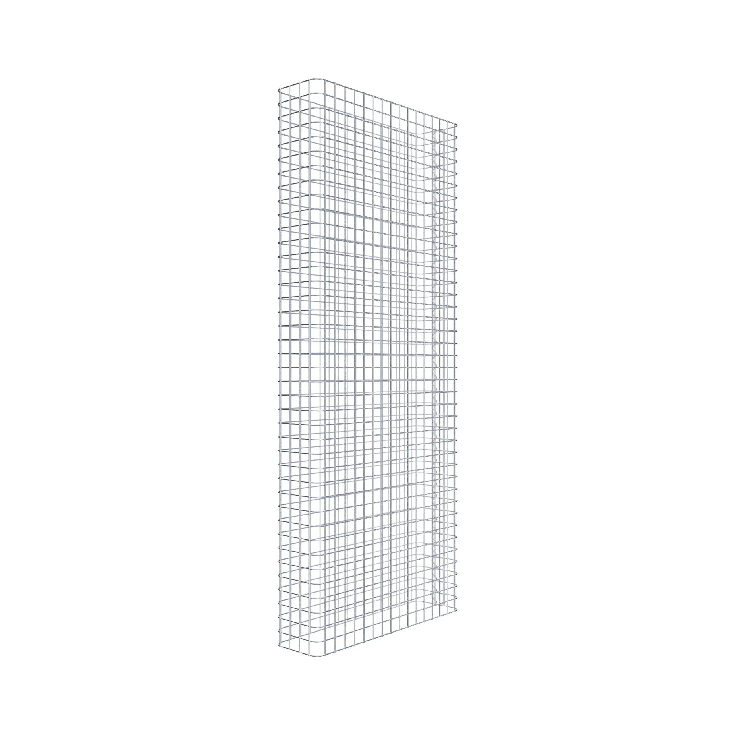 Gabionenzaun Länge 82 cm, Höhe 200 cm, Tiefe 22 cm, Maschenweite 5 x 5 cm