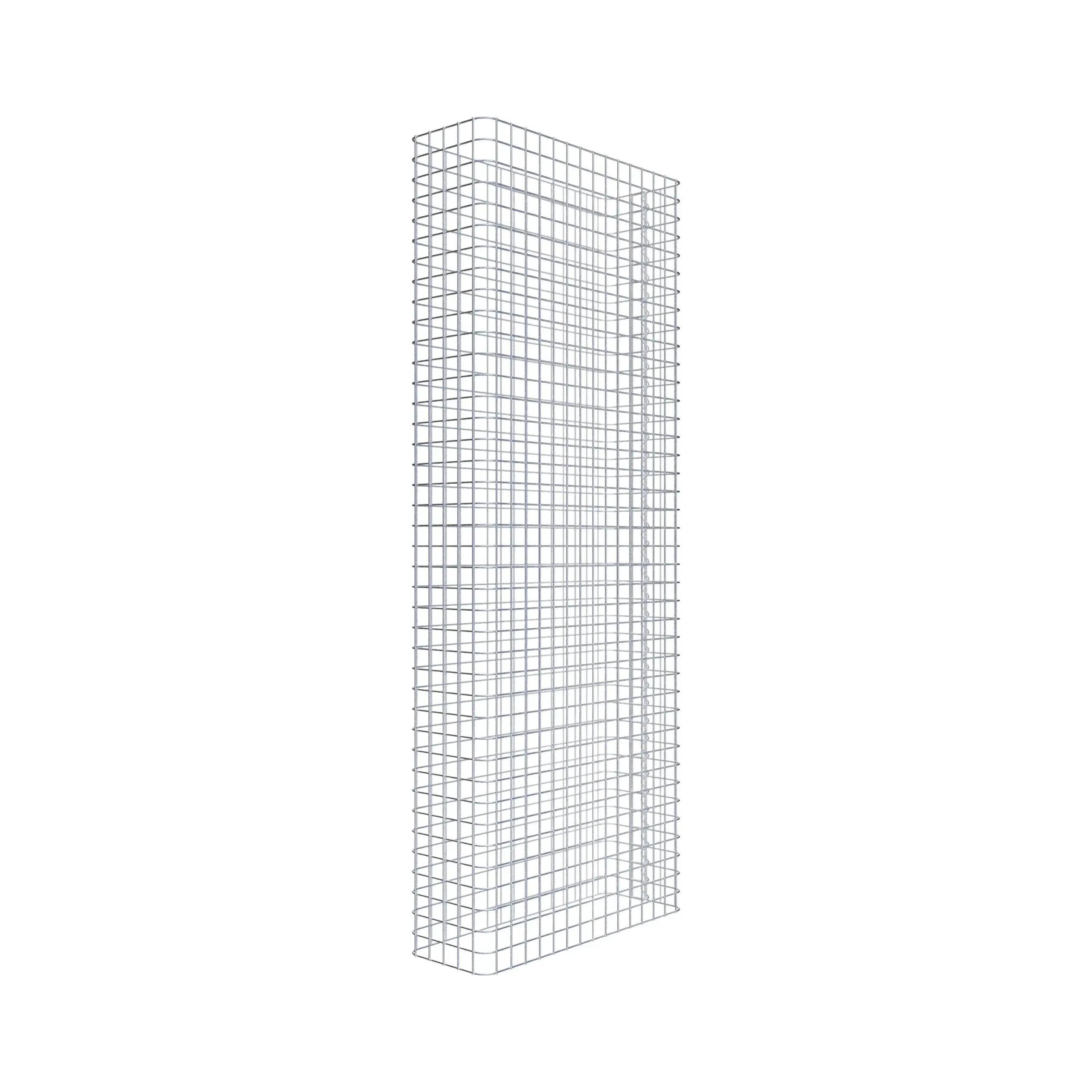 Gabionenzaun Länge 77 cm, Höhe 200 cm, Tiefe 27 cm, Maschenweite 5 x 5 cm