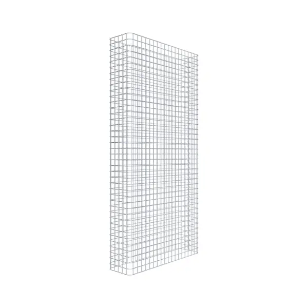 Gabionenzaun Länge 97 cm, Höhe 200 cm, Tiefe 27 cm, Maschenweite 5 x 5 cm