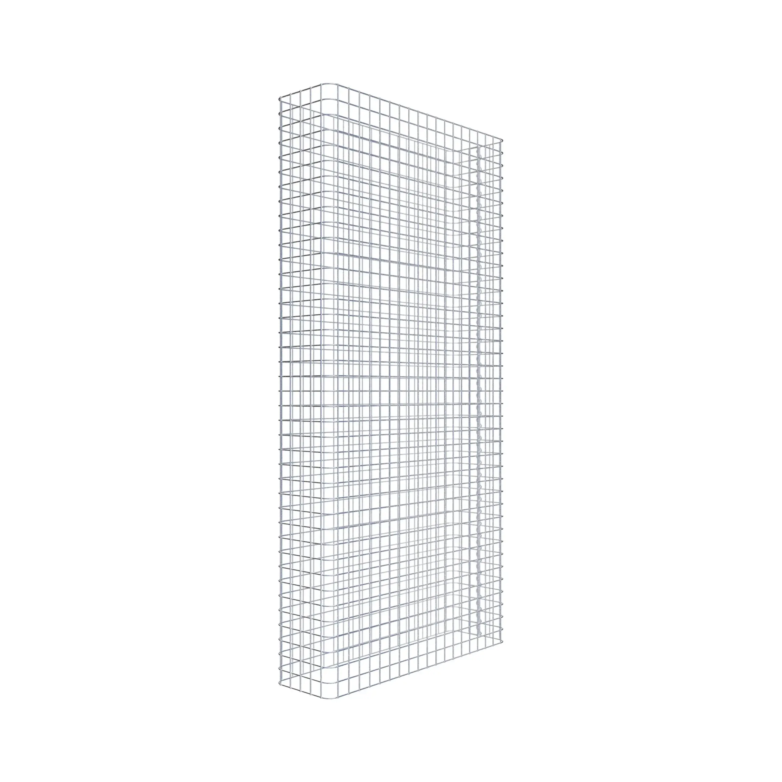 Gabionenzaun Länge 97 cm, Höhe 200 cm, Tiefe 27 cm, Maschenweite 5 x 5 cm