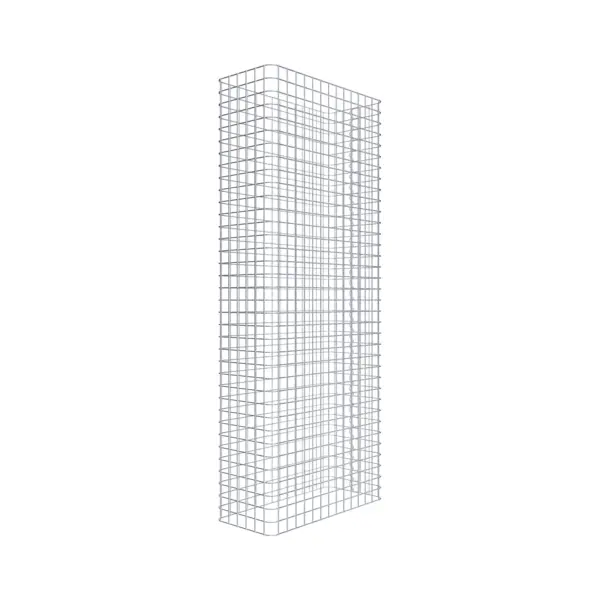 Gabionenzaun Länge 72 cm, Höhe 180 cm, Tiefe 32 cm, Maschenweite 5 x 5 cm