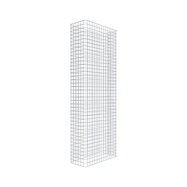 Gabionenzaun Länge 72 cm, Höhe 200 cm, Tiefe 32 cm, Maschenweite 5 x 5 cm