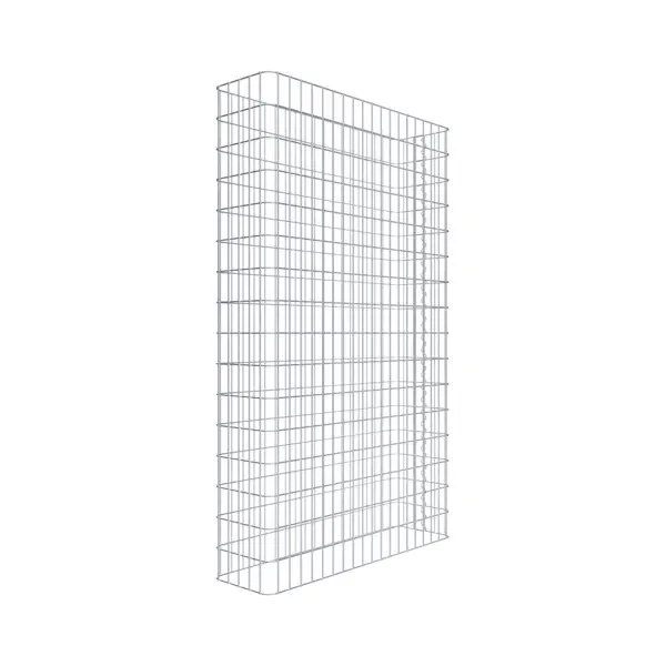 Gabionenzaun Länge 97 cm, Höhe 160 cm, Tiefe 27 cm, Maschenweite 5 x 10 cm Gabionenzaun Länge 97 cm, Höhe 160 cm, Tiefe 27 cm, Maschenweite 5 x 10 cm