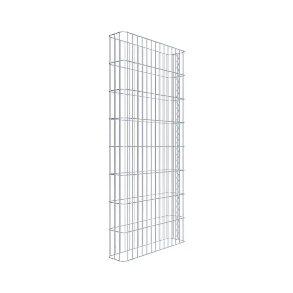 Gabionenzaun Länge 72 cm, Höhe 160 cm, Tiefe 17 cm, Maschenweite 5 x 20 cm Gabionenzaun Länge 72 cm, Höhe 160 cm, Tiefe 17 cm, Maschenweite 5 x 20 cm