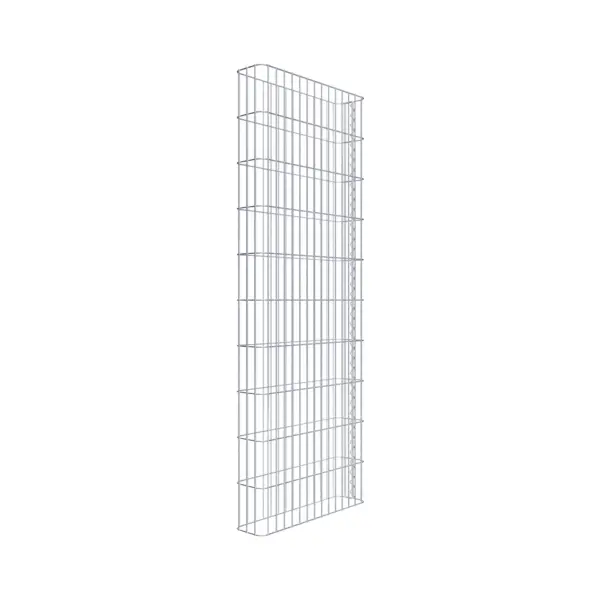 Gabionenzaun Länge 72 cm, Höhe 200 cm, Tiefe 17 cm, Maschenweite 5 x 20 cm Gabionenzaun Länge 72 cm, Höhe 200 cm, Tiefe 17 cm, Maschenweite 5 x 20 cm