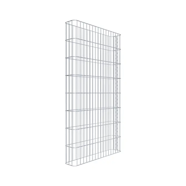 Gabionenzaun Länge 87 cm, Höhe 160 cm, Tiefe 17 cm, Maschenweite 5 x 20 cm Gabionenzaun Länge 87 cm, Höhe 160 cm, Tiefe 17 cm, Maschenweite 5 x 20 cm