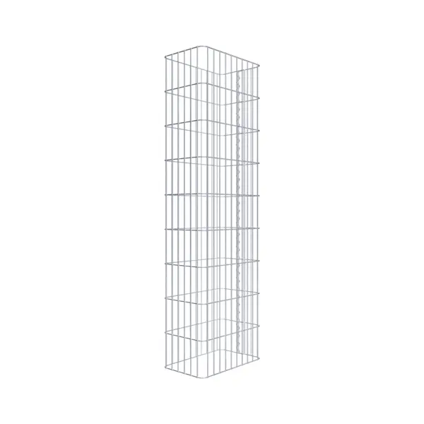 Gabionenzaun Länge 52 cm, Höhe 180 cm, Tiefe 32 cm, Maschenweite 5 x 20 cm Gabionenzaun Länge 52 cm, Höhe 180 cm, Tiefe 32 cm, Maschenweite 5 x 20 cm