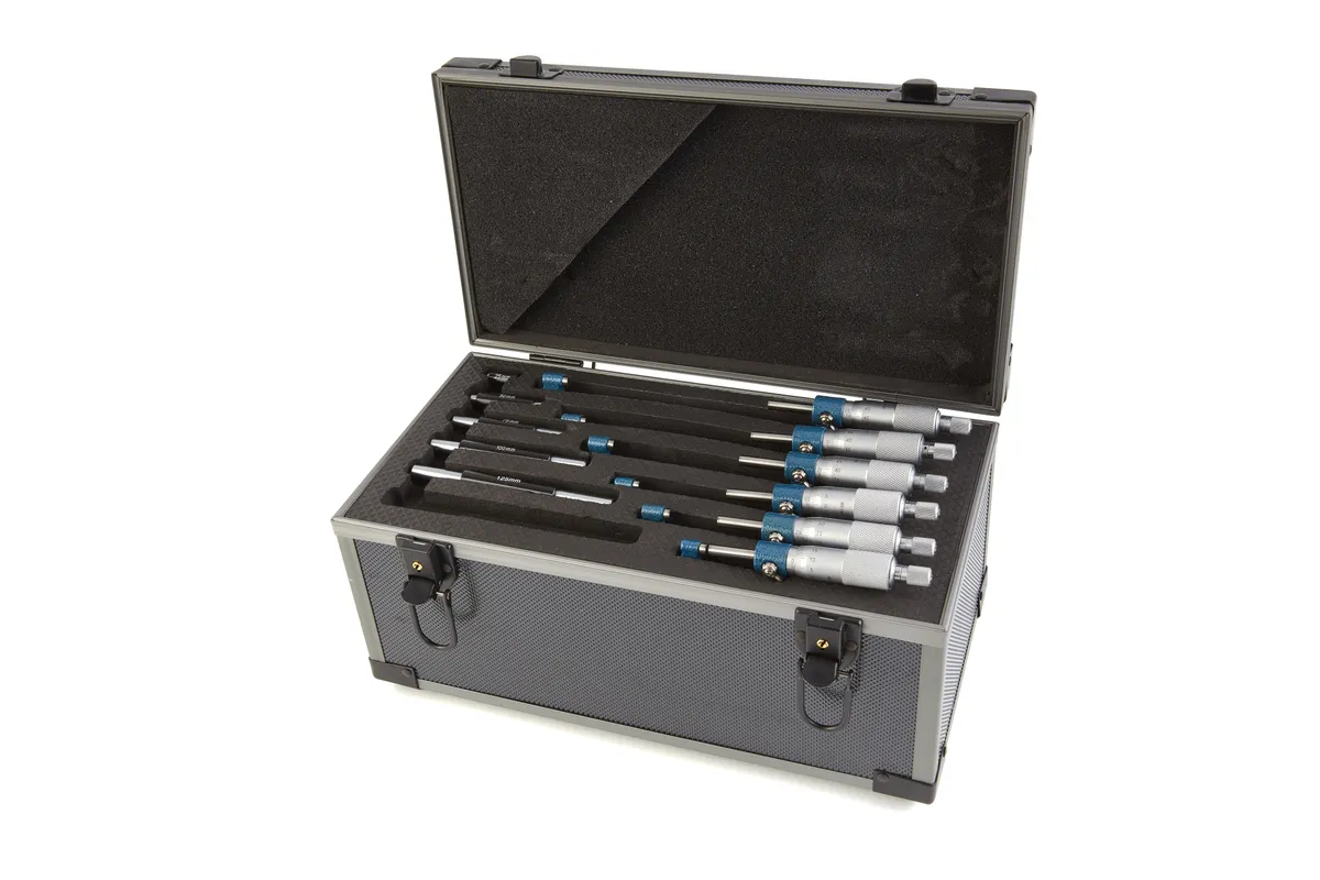 Dasqua Professional 6-teiliges Bügelmessschrauben-Set 0 - 150 mm