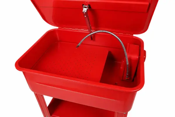 HBM 90 Liter Teilewaschgerät, Teilereiniger mit Pumpe – Bild 2