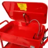 HBM 90 Liter Teilewaschgerät auf Rädern, Teilereiniger mit Pumpe – Bild 2