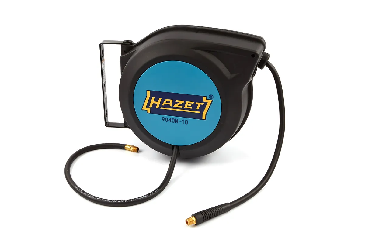 Hazet 10 Meter Automatische Druckluftschlauchtrommel - 9040N-10