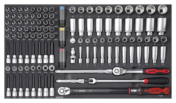 Sonic Next S12 Werkzeugwagen 575-teilig – Bild 7 Sonic Next S12 Werkzeugwagen 575-teilig – Bild 7