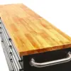HBM Werkzeugwagen mit Holzplatte, mobile Werkbank - 182 cm - schwarz – Bild 5 HBM Werkzeugwagen mit Holzplatte, mobile Werkbank - 182 cm - schwarz – Bild 5