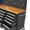 HBM Werkzeugwagen, Holzwerkbank mit Rückwand 215 cm – Bild 5