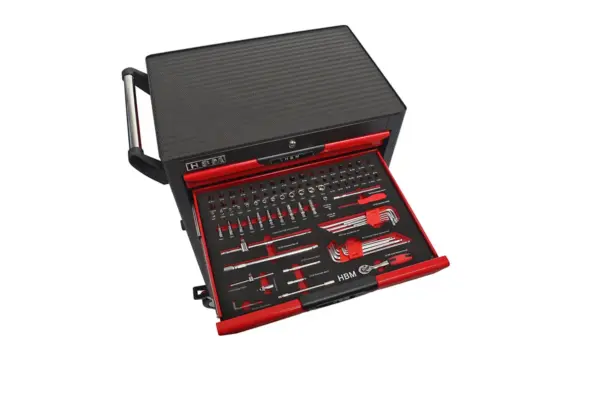 HBM professioneller Deluxe-Werkzeugwagen, 283-teilig – Bild 6 HBM professioneller Deluxe-Werkzeugwagen, 283-teilig – Bild 6