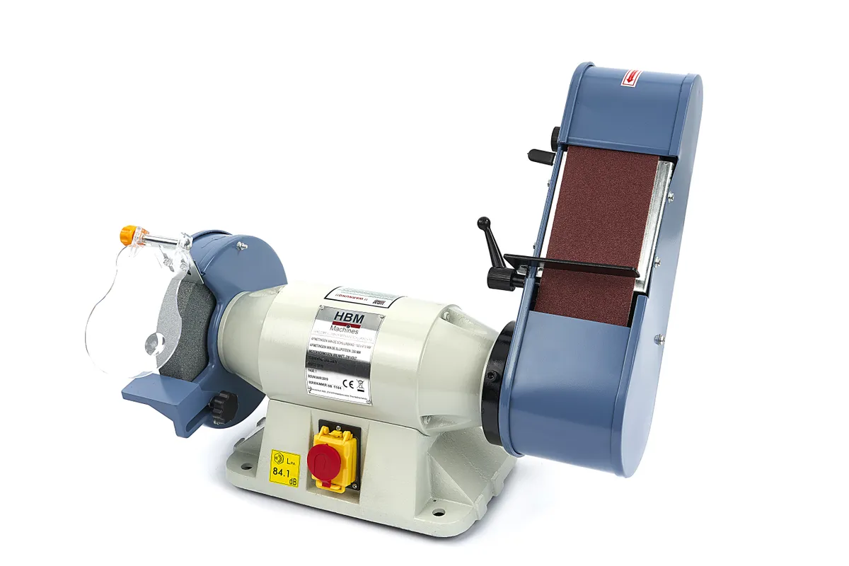HBM 200 mm Band- und Tellerschleifmaschine