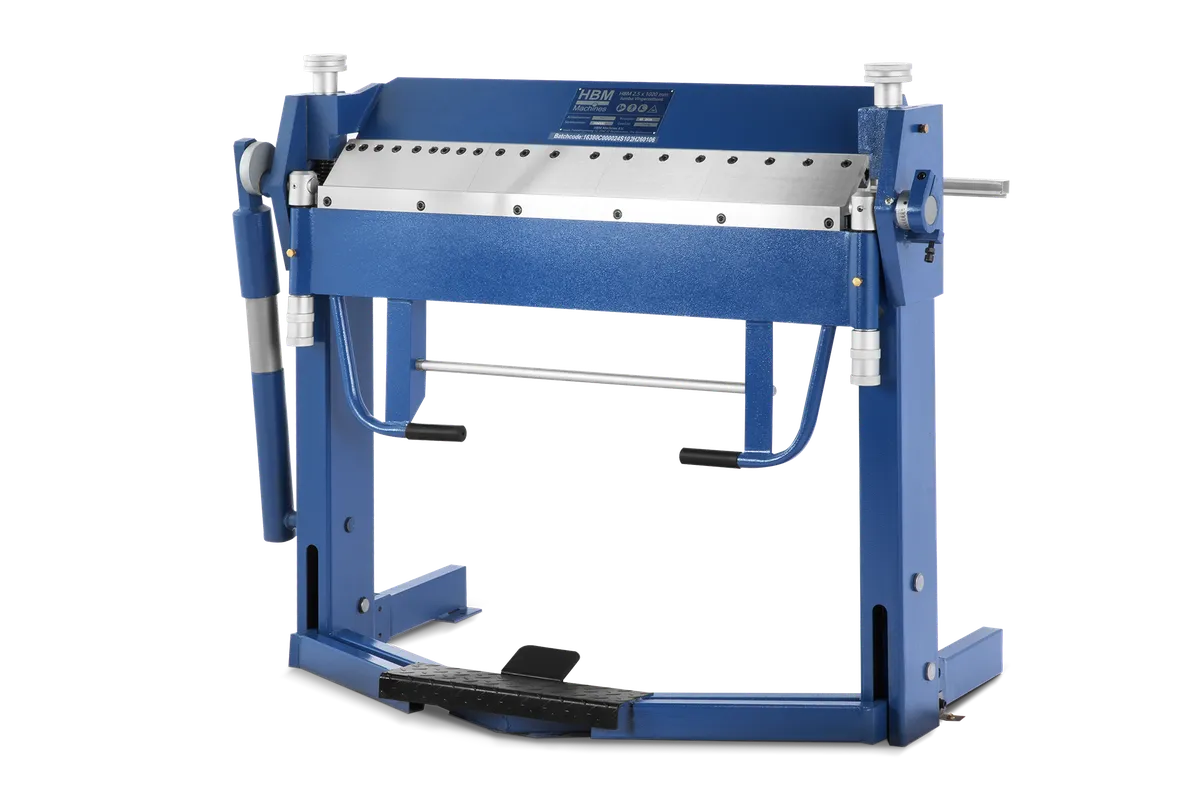 HBM 2,5 x 1020 mm Jumbo-Abkantmaschine, Abkantbank