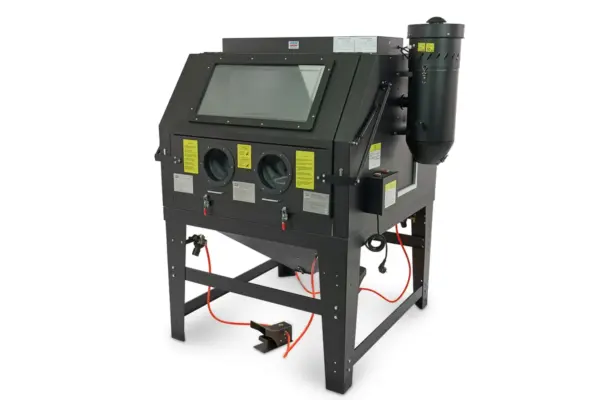 HBM SBC 1200 Strahlkabine mit Staubabsaugung - SCHWARZ