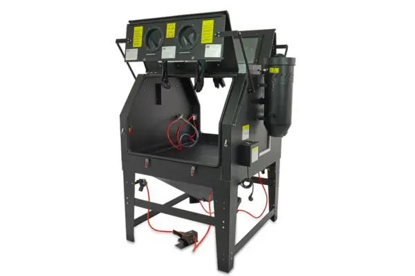 HBM SBC 1200 Strahlkabine mit Staubabsaugung - SCHWARZ – Bild 3