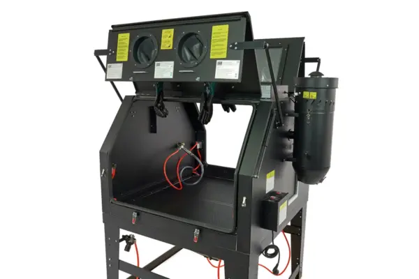 HBM SBC 1200 Strahlkabine mit Staubabsaugung - SCHWARZ – Bild 4