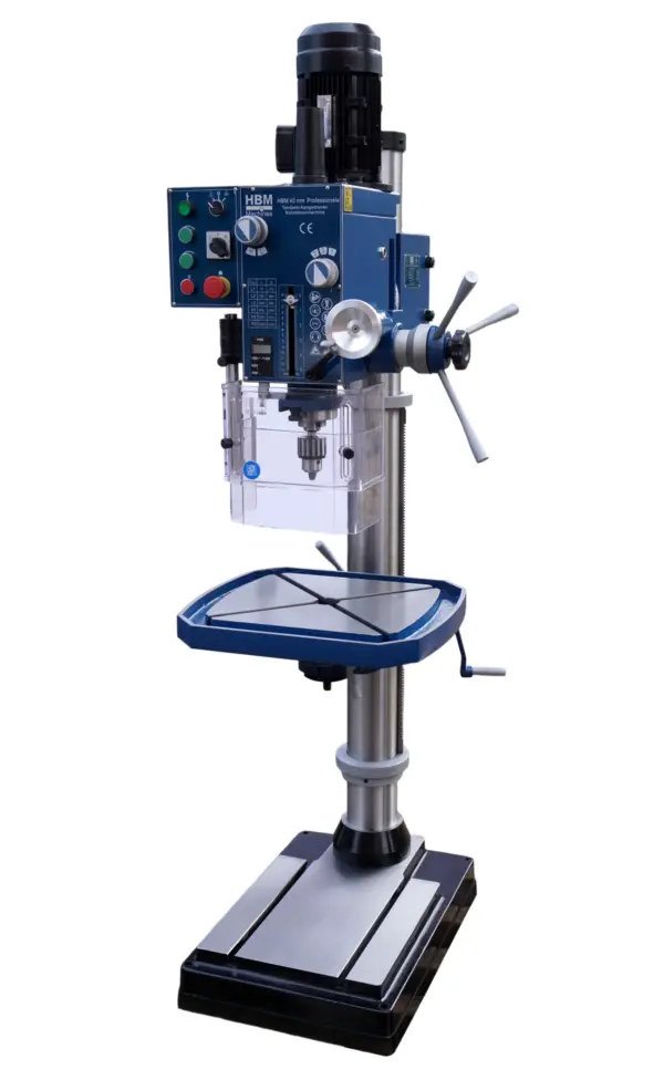 HBM 40 mm Zahnradgetriebene Säulenbohrmaschine – Bild 3
