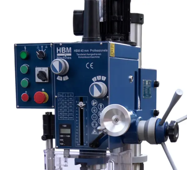 HBM 40 mm Zahnradgetriebene Säulenbohrmaschine – Bild 5