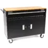 HBM Profi fahrbarer Werkzeugwagen Werkbank, 117 cm, schwarz – Bild 4
