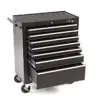 HBM Werkzeugwagen mit 7 Schubladen, 62 cm, schwarz – Bild 3