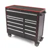 HBM Werkzeugwagen mit 11 Schubladen, 111 cm, schwarz