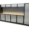 HBM Profi modulares Werkstattsystem, 16-teilig, schwarzgrau