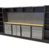 HBM Profi modulares Werkstattsystem, 16-teilig, schwarzgrau – Bild 11
