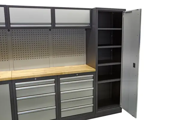 HBM Profi modulares Werkstattsystem, 16-teilig, schwarzgrau – Bild 8