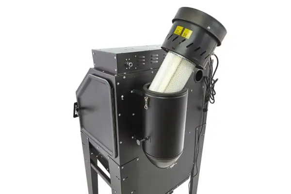 HBM SBC 350 Strahlkabine mit Absaugung CE – Mattschwarz – Bild 14