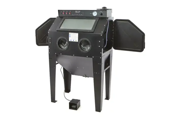 HBM SBC 350 Strahlkabine mit Absaugung CE - Mattschwarz – Bild 2