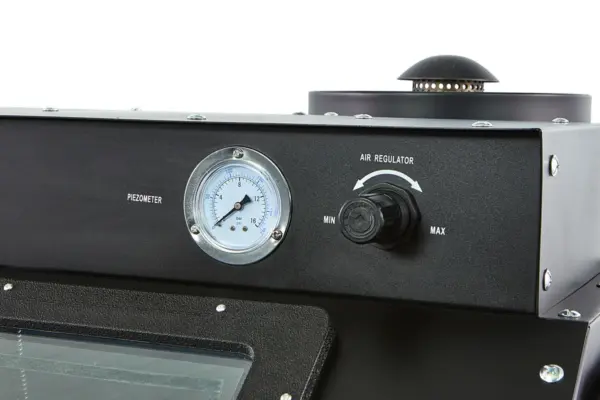 HBM SBC 350 Strahlkabine mit Absaugung CE - Mattschwarz – Bild 5